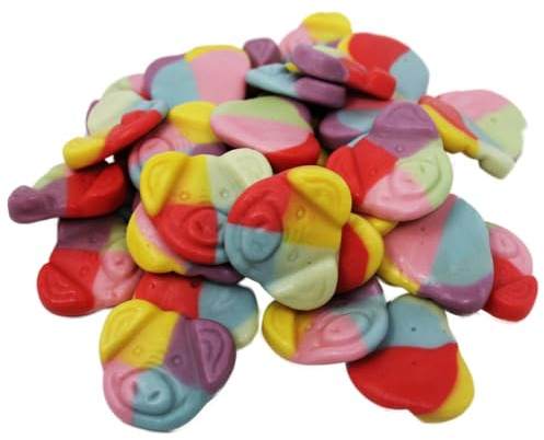 Fruchtgummi bunte Glücksbringer Ferkel Schweinegesichter 300g