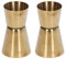 2pcs Jigger para camarero, acero de doble cabeza en jigger de acero inoxidable, taza de medición para barras, hoteles, cafeterías, KTV y otros sitios de entretenimiento, 54G-96G / (Dorado 15 / 30ml)