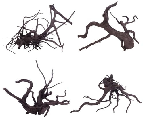 AquaOne Black Spider Wurzel XL 1 Stück Aquarium Wurzel Holz Deko Aquascaping Dekoration Landschaft Moorkien Moorwood Redwood Mangrove Moos Natur Echtholz