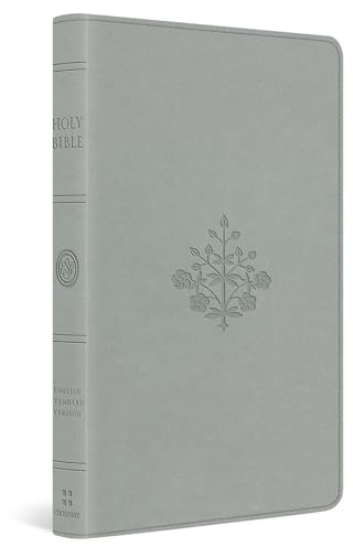 ESV Large Print Value Thinline Bible (TruTone, River Stone, Branch Design)