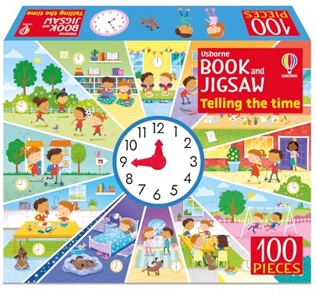 Usborne Book and Jigsaw Telling the Time