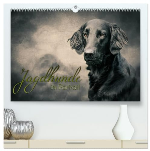 Jagdhunde im Portrait (hochwertiger Premium Wandkalender 2026 DIN A2 quer), Kunstdruck in Hochglanz (CALVENDO Tiere)