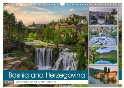 Bosnia and Herzegovina Romantic heart of the Balkans (Wall Calendar 2026 DIN A3 Landscape), CALVENDO 12 Month Wall Calendar: Where Orient meets Mediterranean flair. (CALVENDO Places)