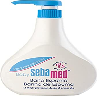 Sebamed Baby Baño Espuma 500ml - Espuma de baño suave sin jabón para la piel sensible y delicada del bebé, indicada para uso diario