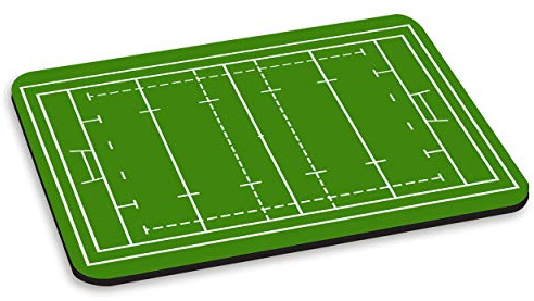 Rugby Tonalité Vert Tapis de Souris PC Ordinateur