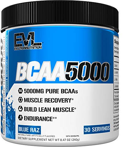 BCAA5000®, Unflavored, 10.58 oz (300 g), EVLution Nutrition