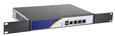 Firewall, VPN, Network Security Appliance, Router PC, Intel Atom D525, (Gray),[4 Intel Gigabit LAN/2USB2.0/1VGA/FAN/COM],(2G RAM/32G SSD)