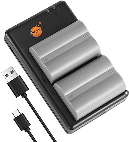 DSTE 2PCS NP-150 Battery Charger Set Compatible for FinePix S5 Pro, FinePix IS Pro