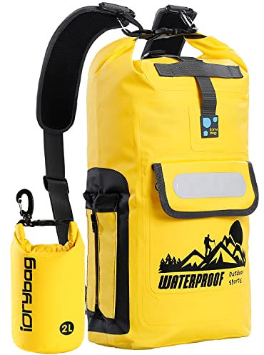 IDRYBAG Dry Bag Floating wasserdichter Rucksack 20L/30L/40L, Dry Bags wasserdichte Rucksackform, Dry Bag Kajak wasserdichte Tasche