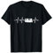 Geschenk für Keyboard-Spieler Herzschlag Klavier T-Shirt