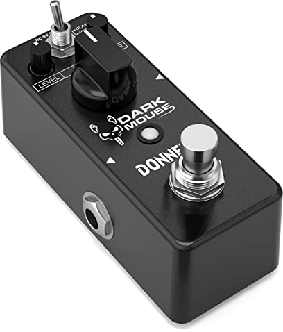 Donner Dark Mouse Distortion Effect Guitar Pedal, Distortion Pedal True bypass 2 Modes Classic and Hyper