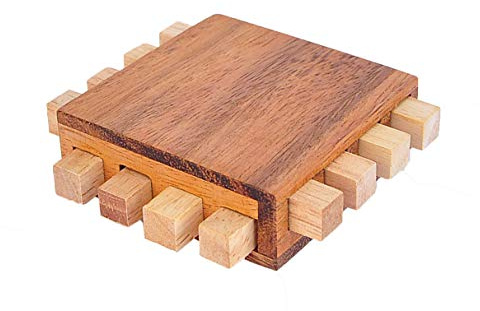 Logica Spiele Art. Prozessor – 3D-Puzzle aus Holz – Lernspiele 3D – Schwierigkeitsgrad 3/6 schwer – Leonardo da Vinci Collection