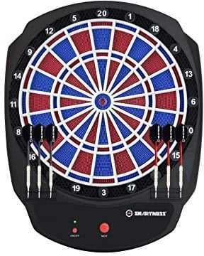 ARCADE JEUX Arcadia 4.0 Elektronische Dartscheibe – Bluetooth 4.0 – 16 Spiele – Zubehör inklusive