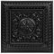 Art3d Lot de 12 dalles de plafond à coller en plastique Noir, 61 x 61 cm, 4,5㎡