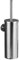 WLVG Toilet Brushes & Holders 304 Stainless Steel Toilet Cup Shelf Deodorant Long Tube Full Seal Toilet Bathroom Toilet Brush Holder Set Mirror