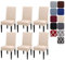 Aisprts Stuhlhussen 6er Set Stretch Stuhlhussen für Esszimmerstühle, Abnehmbarer Waschbarer Stühle Schutz Dekoration Stuhlbezug für Haus, Küche, Hotel, Restaurant, Bankett, Hochzeit, Party