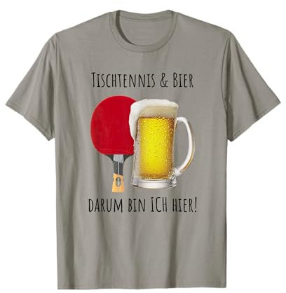 Tischtennis und Bier T-Shirt