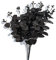 ASSR Künstlicher Eukalyptus-Stiel, Künstliche schwarze Eukalyptus-Blätter, 4 Hauptstiel Künstlicher Eukalyptus-Blumenstrauß, Künstlicher Silberdollar-Laubstrauch für zu Hause Vasenfüller, 2 Stück