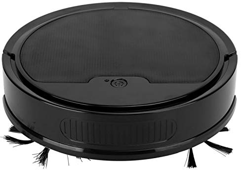 Kudoo Aspirateur Robot, 3 en 1 Robot Aspirateur Laveur, 3000Pa Puissance d'Aspiration, Batterie 2000mAh & 400ml Capacité, pour Poils d'animaux, Tapis, Sols Durs [Classe énergétique A+++](Noir)