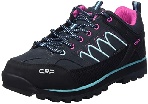 CMP Damen Moon Low Trekking Shoe Wp, Antracite-Acqua, 40