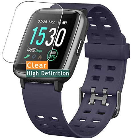 Vaxson 3 Stück Schutzfolie kompatibel mit TEMINICE Glymnis TOMSHOO Idealroyal HAFURY 1.3 ID205L smartwatch Smart Watch Displayschutzfolie ( nicht Panzer Schutz Glas folie nicht PanzerGlas ) Neue