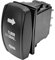 Tiardey DC 12V/20A 4 pin Interruttore a bilanciere di grado marino ON-Off-ON/aperto-chiuso/in-out con luce a LED e simboli delle frecce incise