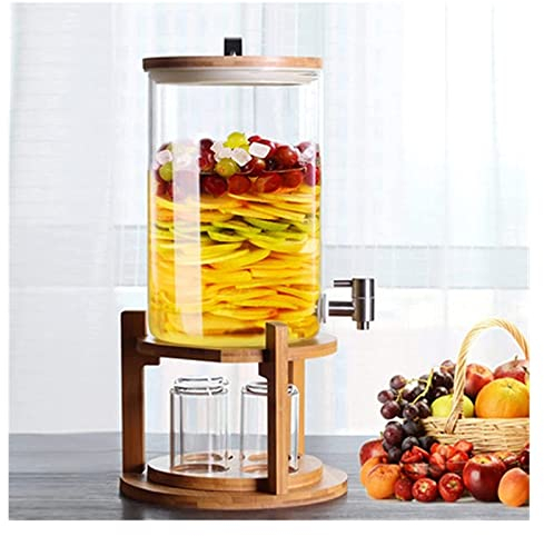 Getränkespender Bierzapfanlage Saftspender Getränkespender Mit Ständer Kaltgetränk Limonade Tee Saftserver Behälter for Partys for Wasser (Size : 5L)