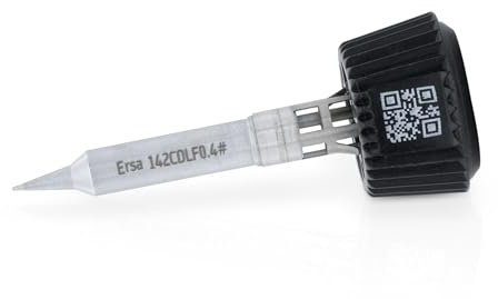 ERSA ERSADUR 142CDLF04 meißelförmig 0,4mm für i-Tool TRACE & i-Tool MK2 / i-CON Trace IoT-Lötstation & i-Con Lötstationen der MK2 Serie – mit patentierter Beschichtung