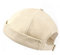 Zylioo Cappelli oversize XXL senza bordo,Cappello a teschio con polsino arrotolato grande,Cappello regolabile da marinaio Docker,Cappello corto senza visiera Harbour, Cachi, Large-X-Large