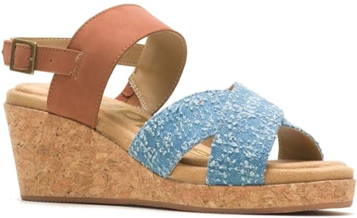 Hush Puppies Female Willow X Band, Blue, 6