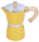 Moka Pot, 300Ml Cafetera Moka Maker Cafetera Para Estufa De Gas Estufa De Etanol Horno Electrotérmico (Verde) (Amarillo)