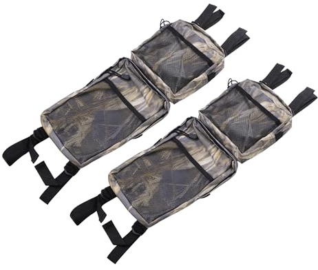 QUARKZMAN 2 Stück ATV Aufbewahrungstaschen Für polaris Sportsman | Camouflage, 600D OxFür Ford-Gewebe, 51x20x5 Cm, Für Yamaha FZ-8 Fazer, Für Honda FourTrax, Wasserdicht, Verschleißfest
