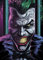 Displate Offiziell DC Comics MetallPoster Magnetische Befestigung Inklusive Lizenziert Bilder Hochwertiges Poster Batman Three Jokers - Joker Behind Bars 45 cm x 32 cm