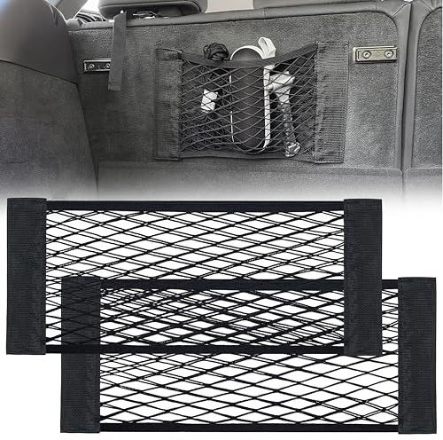 MyGadget 2X Red Maletero con Velcro [ 25 x 70 cm ] - Organizadores Universal para Coche o Furgoneta - para Accesorios como Chalecos de Seguridad y Extintores