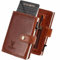 MATADOR Miami Slim Wallet - Étui pour cartes de crédit en cuir avec porte-cartes pop-up - Avec protection RFID et compartiment à monnaie - Mini portefeuille - Petit portefeuille pour homme avec boîte