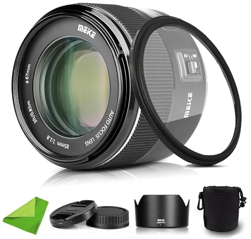 Meike 85 mm F1.8 EF Mount Full Format Autofocuus Teleobjetivo con gran apertura para cámaras Canon EOS EF-Mount 1D 5D 5D3 5D4 5DSR 6D 6DII 60D 7D 760D