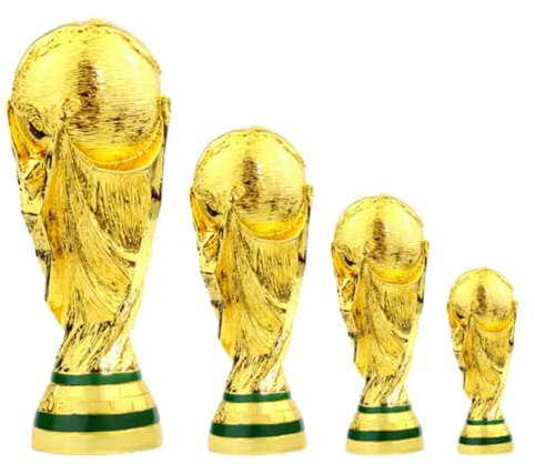 Ningrui Trophées de la Coupe du Monde de Football Réplique du Trophée de la Ligue des Champions de Football Cadeau Commémoratif (21CM)