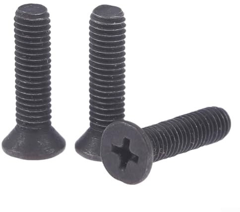 Für UNF-Bohrfutterschaft-Adapterschraube, Linksgewinde, M5 25 mm/M6 25 mm, 10 Stück (M5)