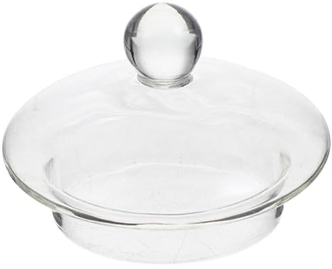 Luxshiny Tea Pot Lid Replacement Heat-Resistant Glass Cover for Teapots Practical Household Accessory to Prevent Spills and Convenient Use