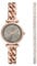 FOSSIL Carlie Montre pour Femmes, Mouvement à Quartz, Bracelet en Acier Inoxydable ou en Cuir