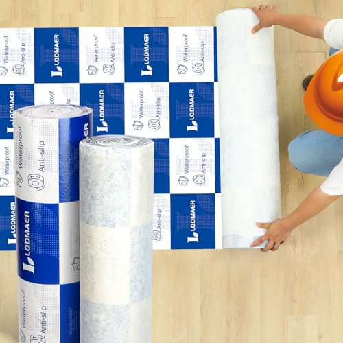 1 x 31 m Temporary Floor Protection for Construction Projects, Anti Slip Carpet Protector for Renovation, Paint Protection Floor Covering Moving for Concrete Stairs, Coverage of 334 sqft!