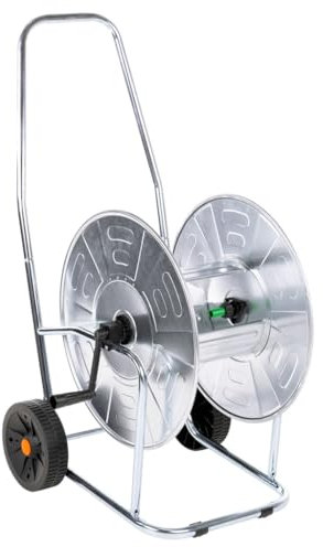 Hardware-Zubehör, Werkzeugaufbewahrung & Organisation, Gartenschlauchaufbewahrung, Schlauchtrommel, Wagen für 80 m 3/4 Zoll Schlauch, Stahl
