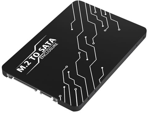 Key B - Adaptador NVME a SATA 3.0 SATA3.0 a NVME, convertidor de tarjetas, lector de tarjetas de 6.3 cm, compatible con SATA3.0