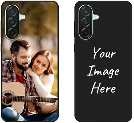 Cover Personalizzata con Foto per Samsung Galaxy A26 Custodia Personalizzabile con Immagini Collage Disegni Testo Nome Protezione in TPU Morbido, Idea Regalo per Compleanno Anniversario