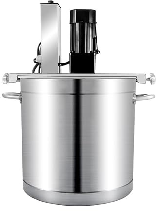 Frullatore automatico per alimenti da 20 l/25 l, frullatore elettrico per marmellate, mescolatore automatico per pentole, mescolatore per salse e zuppe per pentole calde, macchina per friggere,20L