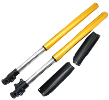 Motorcycle Shock Absorber 870mm Upside Down Front Forks Shock Absorber Suspension For Triple Tree Clamp For Dirt Pit Bike Electric Motorbike
