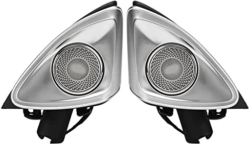 Gucagle 4D Rotating Tweeter Car Audio Speaker with 64 Color LED Ambient Lighting Stainless Steel Cover Plate Easy Installation for Mercedes S Class W222 Facelift 2018 2020