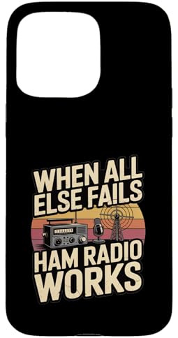 Ham Radio Operator Retro Amateur Radio Case for iPhone 15 Pro Max