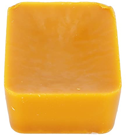 Aramox Cera de Abejas Natural Bloque de Cera de Abejas Amarilla 18.8 Oz Pura para Pulir Muebles Fabricación de Velas y Suministros de Apicultura para el Cuidado de la Madera, Manualidades y Uso en