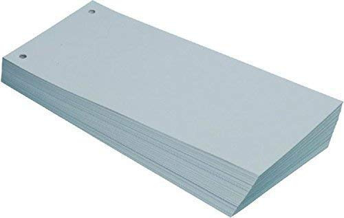 Büroring BüroLine Trennstreifen grau 10,5x24cm, 190g/qm Karton, geloc , 660575